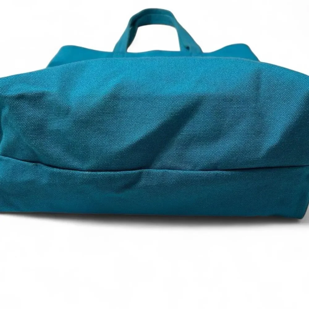 Marc Jacobs x MTV Blue Canvas Tote Bag - Used Stylish Graphic Logo Shopper Bag - Picture 3 of 8